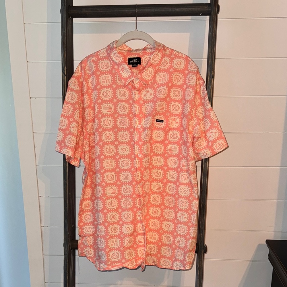 O’Neill Men's Coral Patterned Shirt XXL